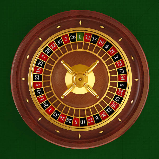 American Roulette wheel layout with 38 pockets